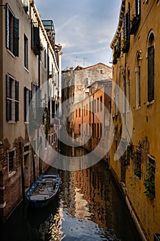 Small Canal in Venice, Italy