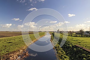 small canal in Waddinxveen and Moerkapelle