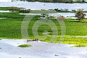 Small Canoe in the Amazon