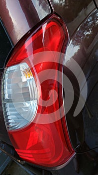 The small car reare light Reflective light red light using for brick indicators back view