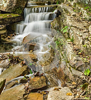 Small Cascading Waterfall