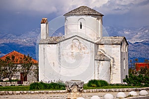 Small cathedral in Town of Nin