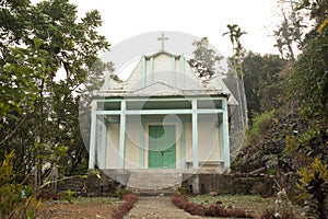 Small catholic church in India