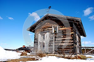 Small chapel in finnish lapland