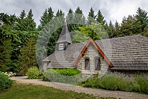 Small Chapel Nuestra Senora de la Asuncion - Villa La Angostura, Patagonia, Argentina