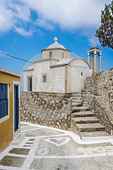 Small chapel in the old tradition village Olympos