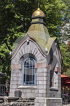 Small chapel on Pikk Long Street Tallinn Estonia