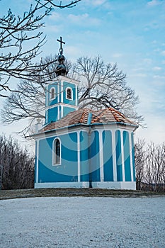 Small chapel with road