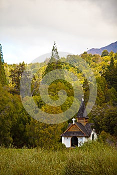 Small chapel in the woods