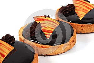 Small chocolate cakes