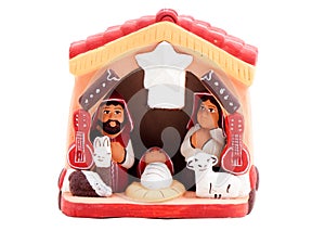 Small christmas manger