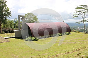 Small church on Bukit Doa, Tomohon, Indonesia