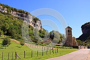 Small church and graveyard Baume les Messieurs