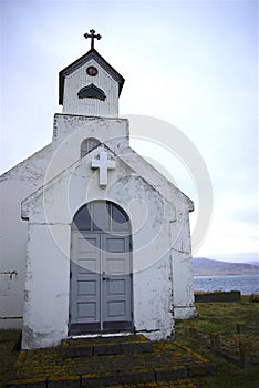 Small Church on the Icelandic Coast