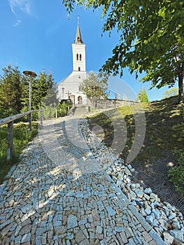 Small church in Malenovice, Beskydy photo