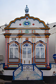 Small church named imperio in Terceira photo