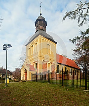 Small church of St. Jacob in Gdansk Oliwa in Poland