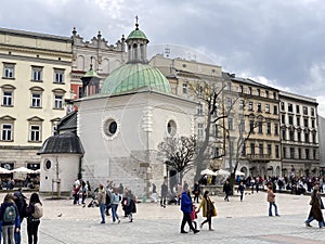 The oldest church in Krakow, Poland