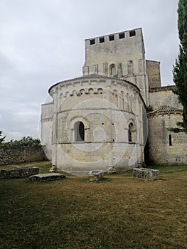 Small church in Talmont with medieval remains