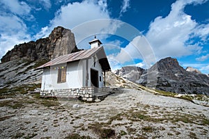 Small church and Toblin Tower photo