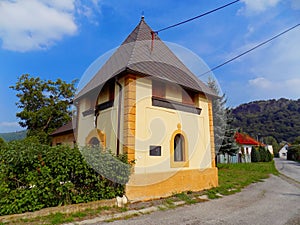 Small church in village