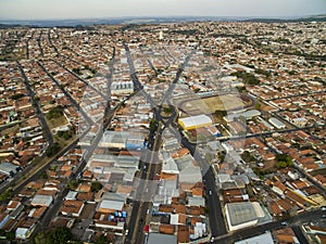 Small cities in South America, city of Botucatu in the state of Sao Paulo, Brazil