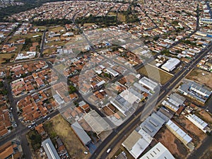 Small cities in South America, city of Botucatu in the state of Sao Paulo, Brazil