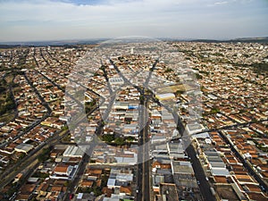 Small cities in South America, city of Botucatu in the state of Sao Paulo, Brazil