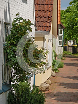 The small city of Arnis in Schleswig-Holstein