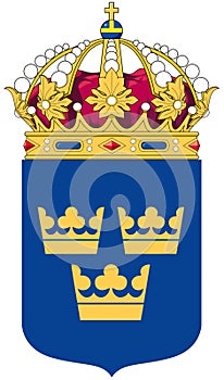 Small coat of arms of Sweden