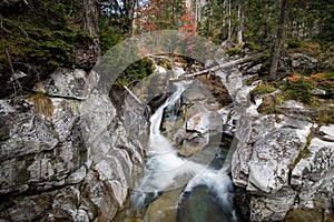 Small Cold water creek waterfall