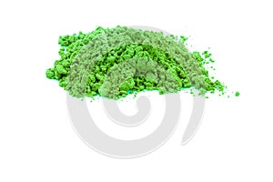 Small color powder heap green.