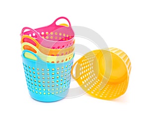 Small and colorful baskets