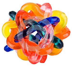 Small Colorful Intertwined Flexible Toy
