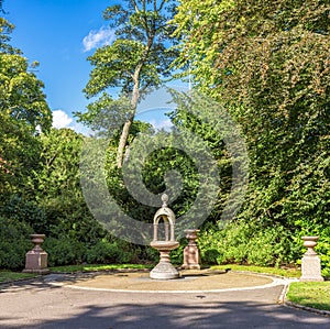 A small commemorative memorial in Duthie park, Aberdeen photo