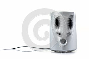 Small computer speakers.