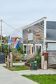 Small corner cafe in America