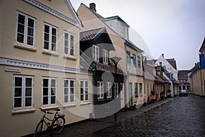 Small cosy houses in Odense, Denmark