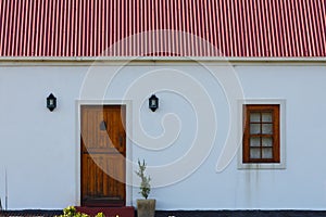 Small Cottage Front Door And Window