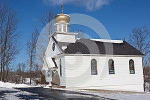 A small country Russian Orthodox Church