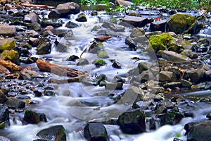 SMall creek close to Multnomah Falls Oregon