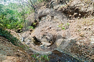 Small creek in National Park El Imposible, El Salvad
