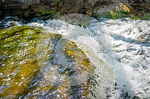 Small creek waterfall on the Brock Trail photo