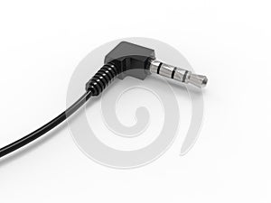 Small default headphone jack - closeup shot