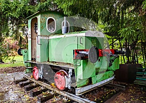 Small diesel locomotive