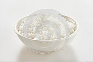 Small dish of clean white Flor de Sal photo