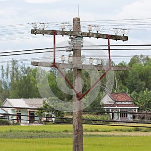 Small electrical tower in Vietnam