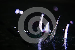 ESD sparks over RF electronics components