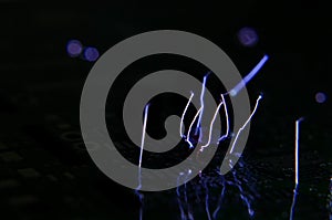 ESD sparks over RF electronics components