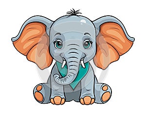 A small elephant with big ears